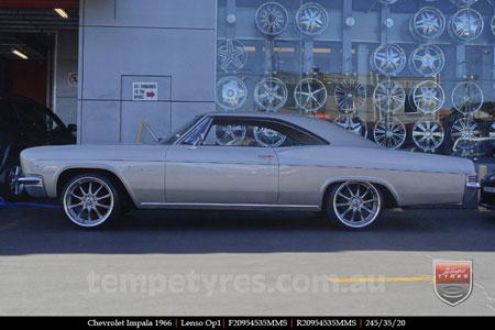 20x8.5 20x9.5 Lenso OP1 on CHEVROLET IMPALA