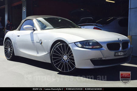 20x8.5 Lenso Eurostyle C ESC on BMW Z