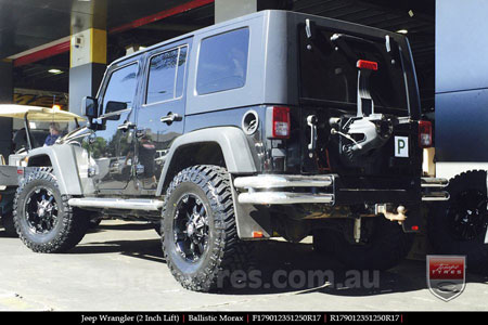 17x9.0 Ballistic Morax on JEEP WRANGLER