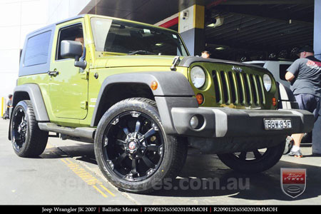 20x9.0 Ballistic Morax on JEEP WRANGLER