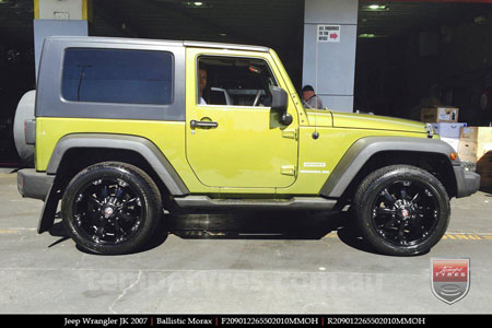 20x9.0 Ballistic Morax on JEEP WRANGLER