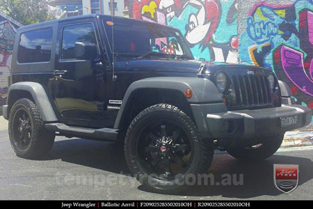 20x9.0 Ballistic Morax on JEEP WRANGLER