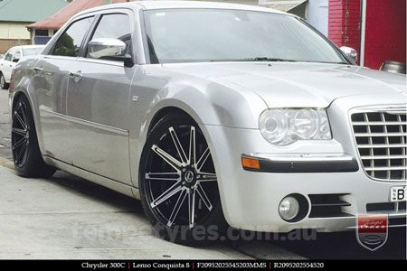 20x8.5 20x9.5 Lenso Conquista 8 CQ8 on CHRYSLER 300C