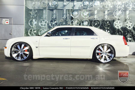 24x10 Lenso Concerto - BKI on CHRYSLER 300C