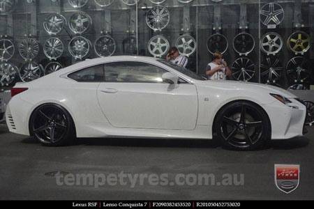 20x9.0 20x10.5 Lenso Conquista 7 MKS CQ7 on LEXUS RSF