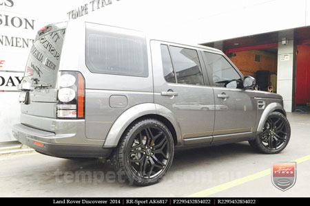 22x9.5 RRSPORT Matte Black on LAND ROVER DISCOVERY