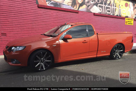 20x8.5 20x9.5 Lenso Conquista 8 CQ8 on FORD FALCON