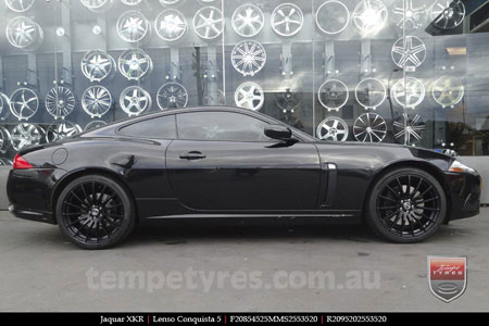 20x8.5 20x9.5 Lenso Conquista 5 SB CQ5 on JAGUAR XKR