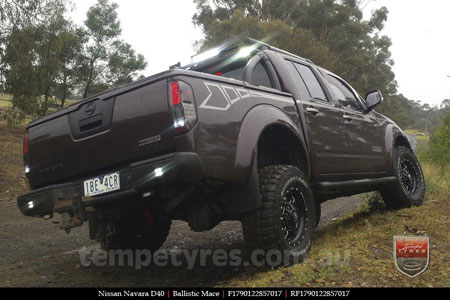 17x9.0 Ballistic Mace Millworks on NISSAN NAVARA D40