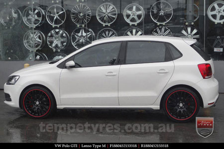 18x8.0 Lenso Type-M MBRG on VW POLO