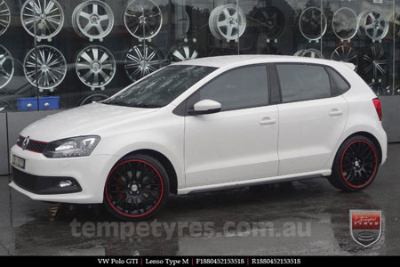 18x8.0 Lenso Type-M MBRG on VW POLO