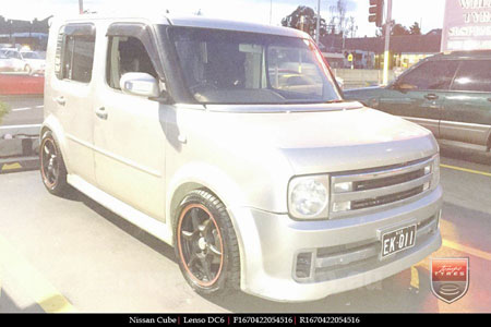 16x7.0 Lenso DC6 MBRG on NISSAN CUBE