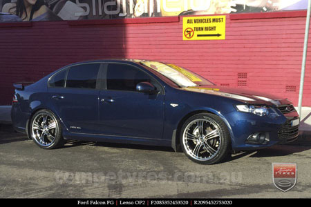 20x8.5 20x9.5 Lenso OP2 on FORD FALCON