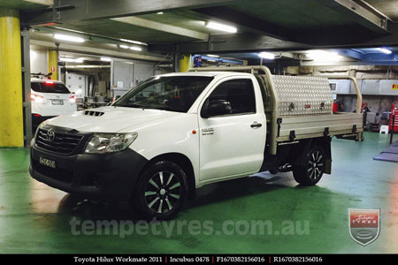 16x7.0 Panther 0478 on TOYOTA HILUX