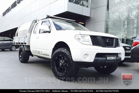 17x9.0 Ballistic Morax on NISSAN NAVARA D40