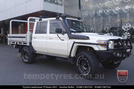 16x8.0 Ballistic Bullet on TOYOTA LANDCRUISER 79 SERIES