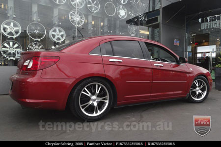 18x7.5 Panther Vector on CHRYSLER SEBRING