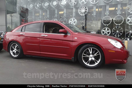 18x7.5 Panther Vector on CHRYSLER SEBRING