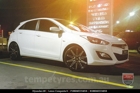 18x8.0 18x9.0 Lenso Conquista 8 CQ8 on HYUNDAI i30