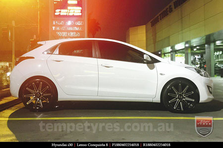 18x8.0 18x9.0 Lenso Conquista 8 CQ8 on HYUNDAI i30