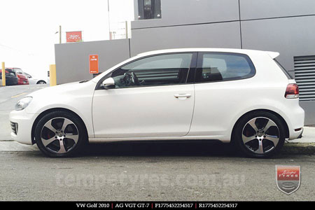 17x7.5 VGT on VW GOLF