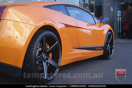 20x9.0 20x10.5 Lenso Conquista 7 MKS CQ7 on LAMBORGHINI GALLARDO