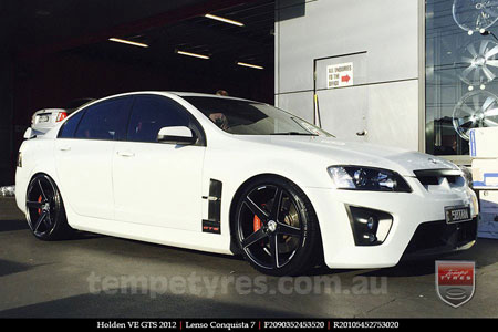 20x9.0 20x10.5 Lenso Conquista 7 MKS CQ7 on HOLDEN COMMODORE VE