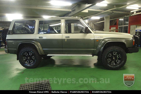 16x8.0 Ballistic Havoc on NISSAN PATROL