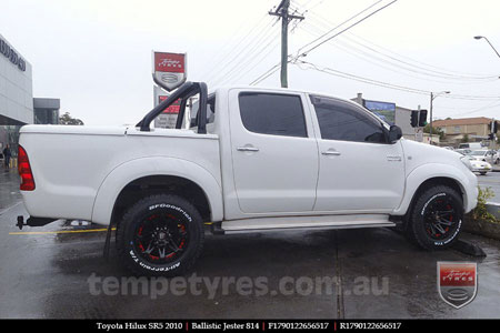 17x9.0 Ballistic Jester on TOYOTA HILUX SR5