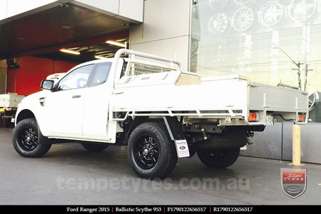 17x9.0 Ballistic Scythe on FORD RANGER