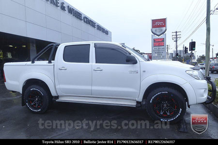 17x9.0 Ballistic Jester on TOYOTA HILUX SR5