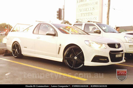 20x9.0 20x10.5 Lenso Conquista 7 MKS CQ7 on HOLDEN COMMODORE VF