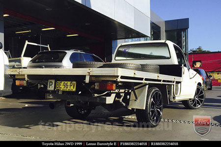 18x8.0 Lenso Eurostyle E ESE on TOYOTA HILUX