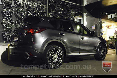 20x8.5 Lenso Como Shadow on MAZDA CX5