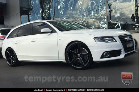 20x9.0 20x10.5 Lenso Conquista 7 MKS CQ7 on AUDI A4