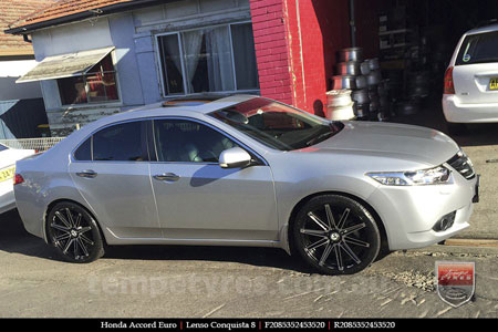 20x8.5 20x9.5 Lenso Conquista 8 CQ8 on HONDA ACCORD