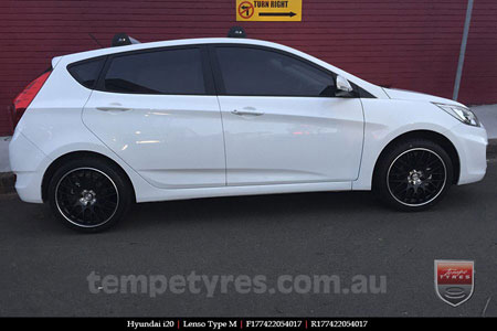 17x7.0 Lenso Type-M - MBJ on HYUNDAI i20