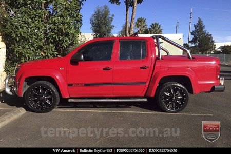 20x9.0 Ballistic Scythe Millworks on VW AMAROK