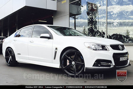 20x9.0 20x10.5 Lenso Conquista 7 MKS CQ7 on HOLDEN COMMODORE VF