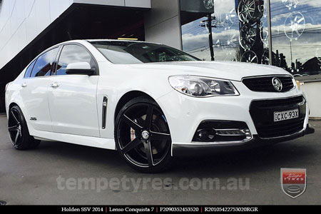 20x9.0 20x10.5 Lenso Conquista 7 MKS CQ7 on HOLDEN COMMODORE VF