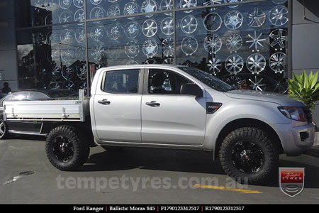 17x9.0 Ballistic Morax on FORD RANGER