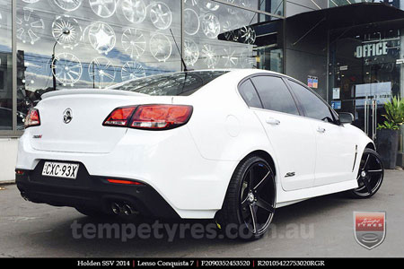 20x9.0 20x10.5 Lenso Conquista 7 MKS CQ7 on HOLDEN COMMODORE VF