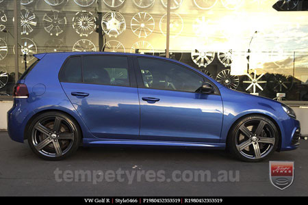 19x8.0 AN Style5466 on VW GOLF R