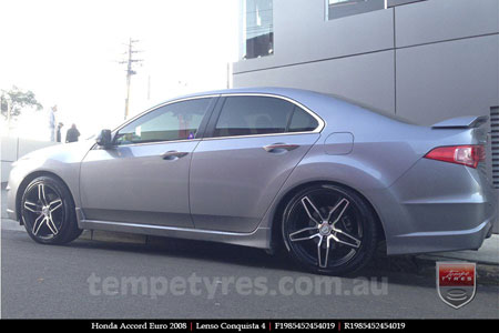 19x8.5 Lenso Conquista 4 CQ4 on HONDA ACCORD