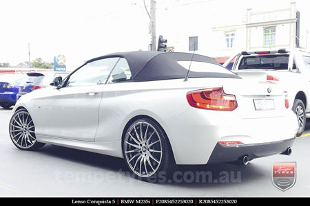 20x8.5 20x9.5 Lenso Conquista 5 CQ5 on BMW M235i