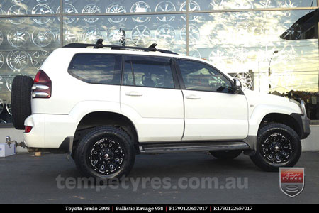 17x9.0 Ballistic Ravage Millworks on TOYOTA PRADO