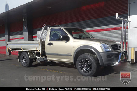 16x8.0 Ballistic Hyjak on HOLDEN RODEO