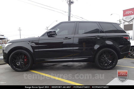 22x9.5 RRSPORT Titanium on RANGE ROVER SPORT