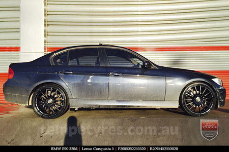 20x8.5 20x9.5 Lenso Conquista 5 SB CQ5 on BMW E90