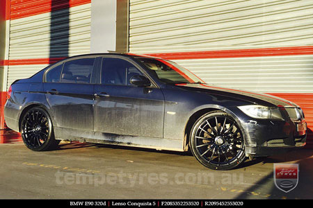 20x8.5 20x9.5 Lenso Conquista 5 SB CQ5 on BMW E90